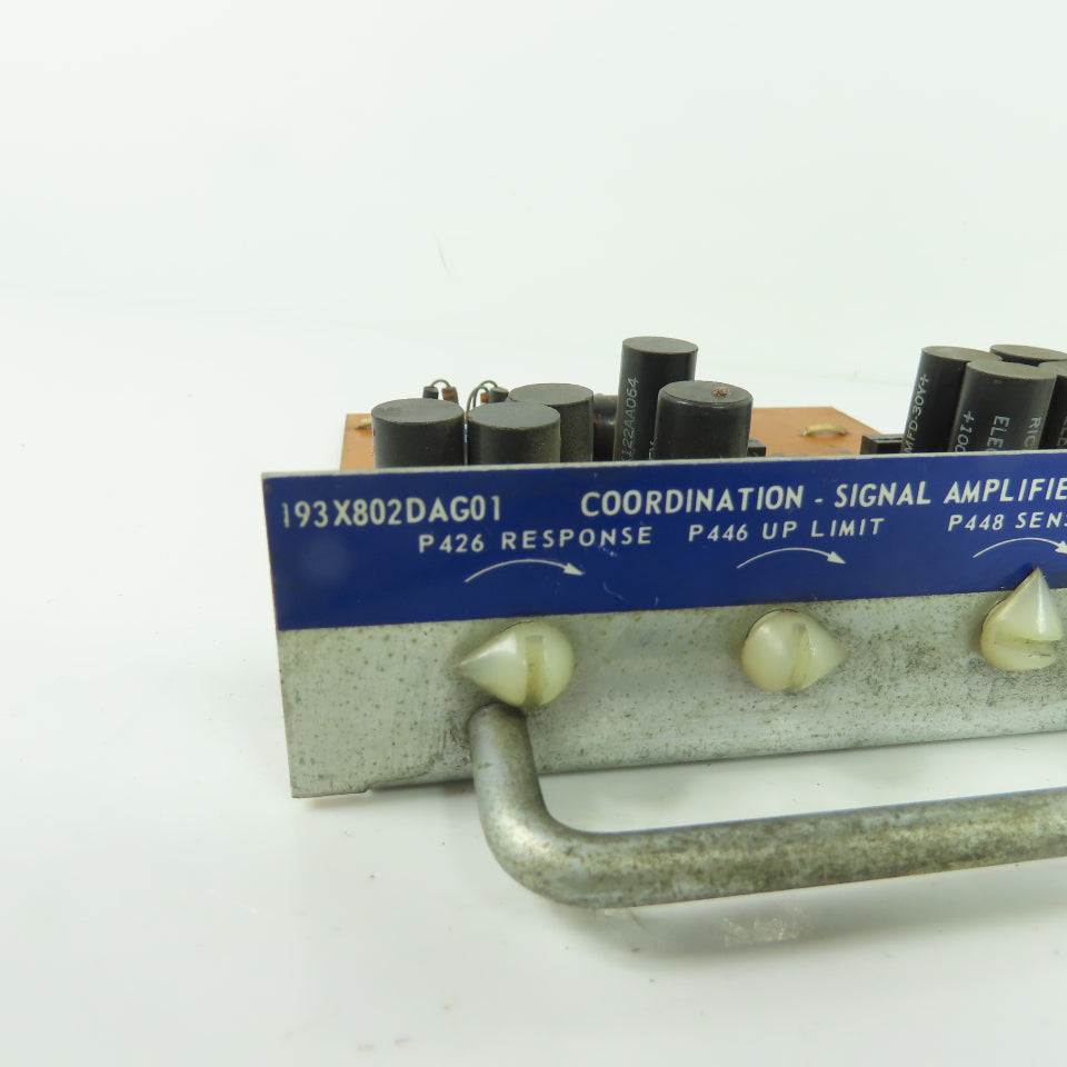 General Electric 193X802DAG01 Coordination PC Board Card