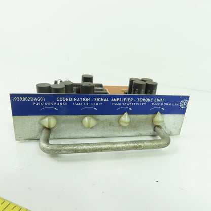 General Electric 193X802DAG01 Coordination PC Board Card