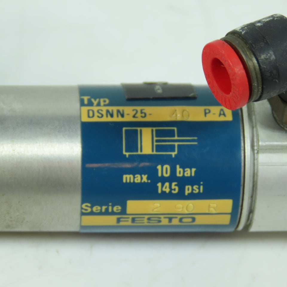 Festo DSNN-25-40-P-A Double Acting Pneumatic Cylinder 25mm Bore 40mm Stroke