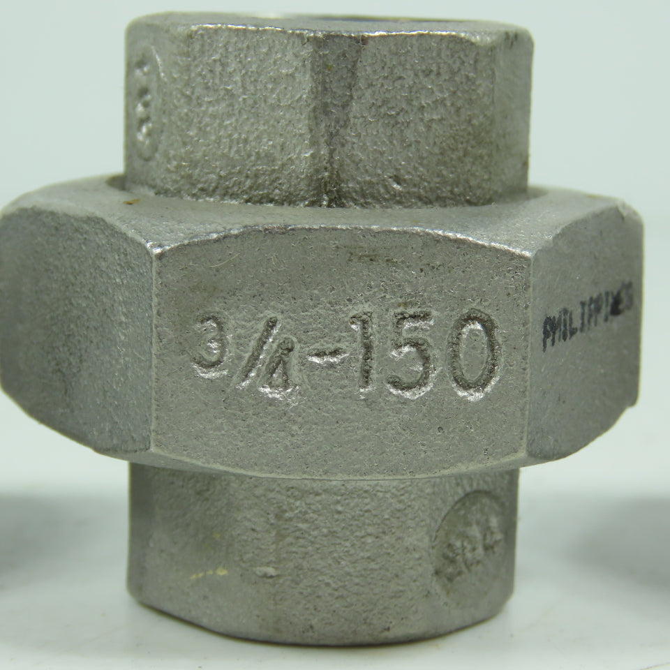 Stainless Steel Pipe Fittings 3/4" NPT (3) Tees (2) Rotary Unions 304SS Lot 5