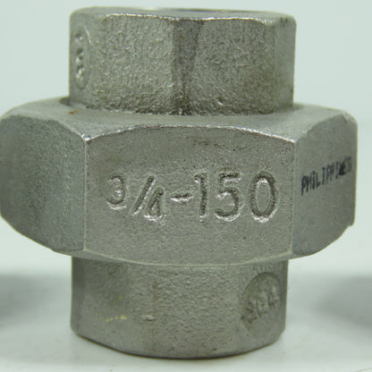 Stainless Steel Pipe Fittings 3/4" NPT (3) Tees (2) Rotary Unions 304SS Lot 5