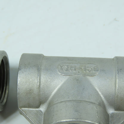 Stainless Steel Pipe Fittings 3/4" NPT (3) Tees (2) Rotary Unions 304SS Lot 5