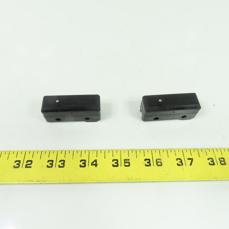 Honeywell Micro Switch WZ-3R53 Limit Switch 15A 125,250 Or 480VAC 1/4HP Lot Of 2