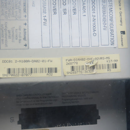 Indramat DDC01.2-N100A-DA02-01-FW Digital AC Controller