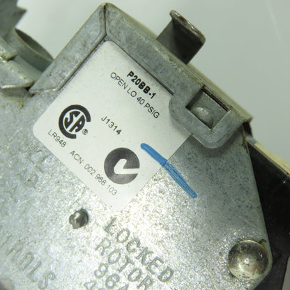 Johnson Controls P20BB-1 Air Conditioning Limit Pressure Control Module