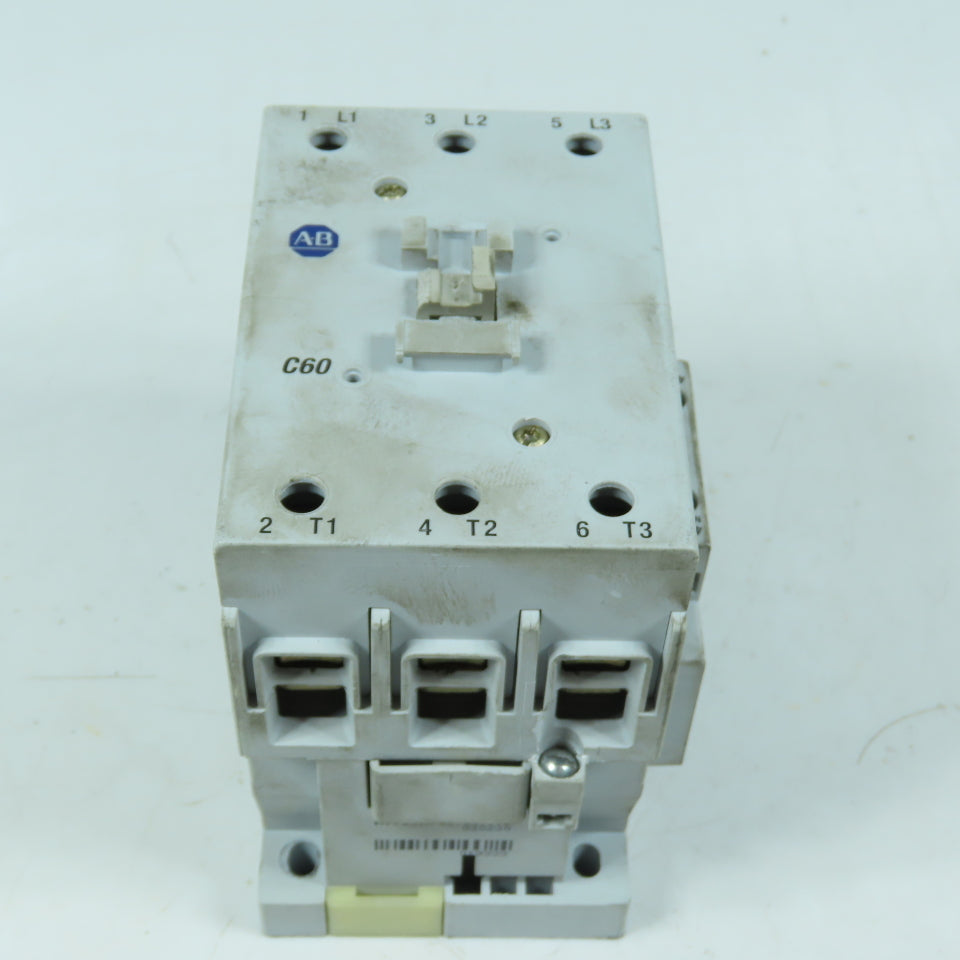 Allen-Bradley 100-C60*00 3-Pole Contactor 60A 120V Coil 40HP 460V