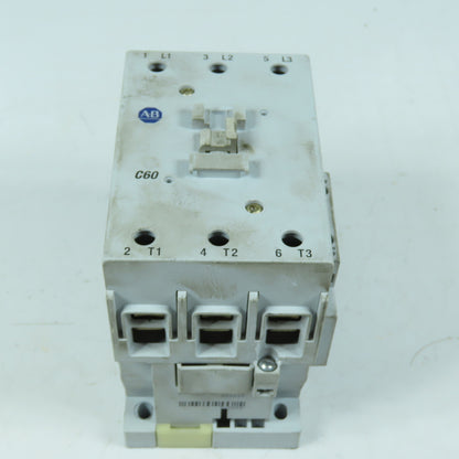 Allen-Bradley 100-C60*00 3-Pole Contactor 60A 120V Coil 40HP 460V