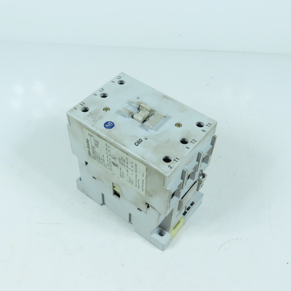 Allen-Bradley 100-C60*00 3-Pole Contactor 60A 120V Coil 40HP 460V