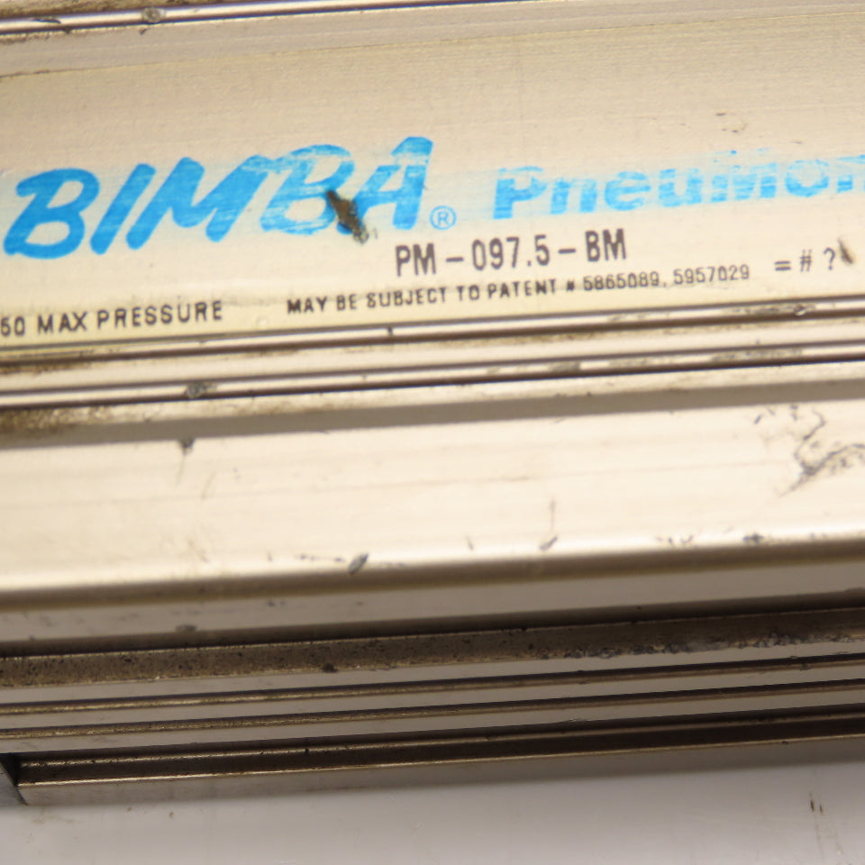 Bimba PM-097.5-BM 7-1/2" Stroke Pneumatic Linear Actuator