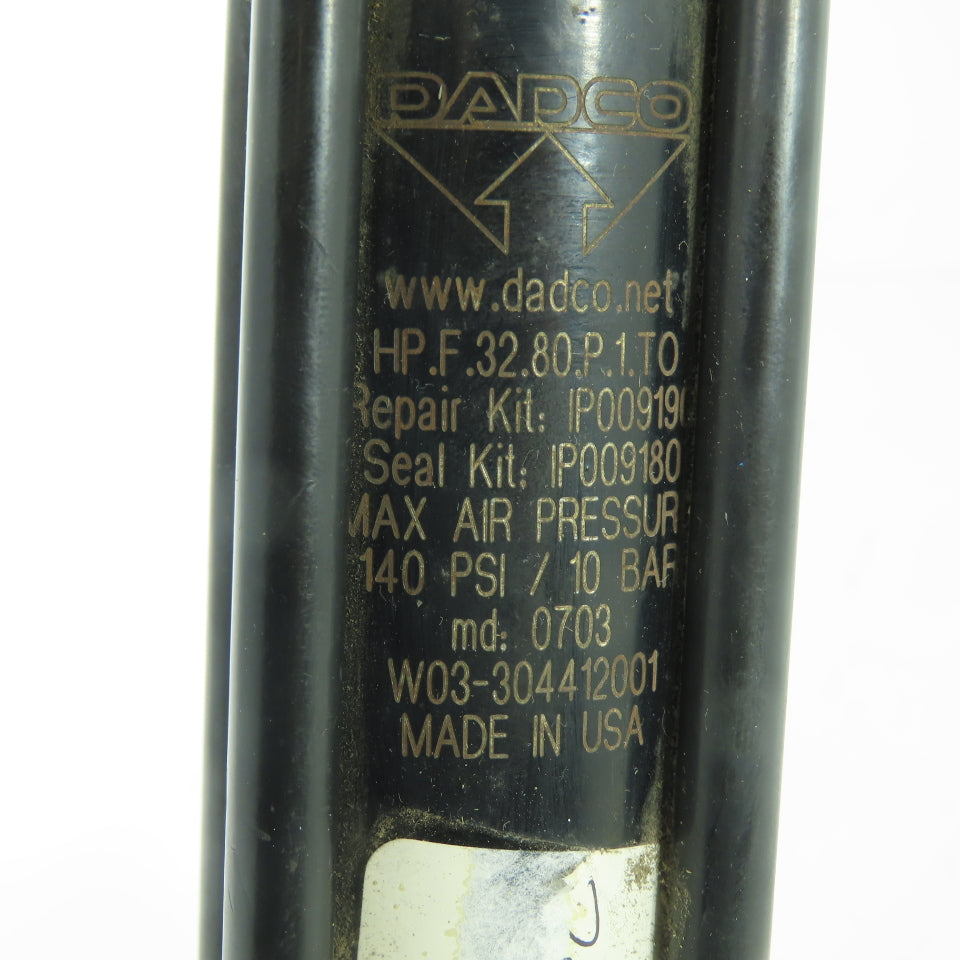 Dadco HP.F.32.80.P.1.TO Pneumatic Cylinder 32mm Bore 80mm Stroke 140PSI 10Bar