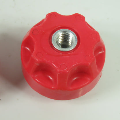 Electric Insulator Stand Off 1-3/8" Tall 1.73" OD 3/8"-16 Thread Lot Of 4