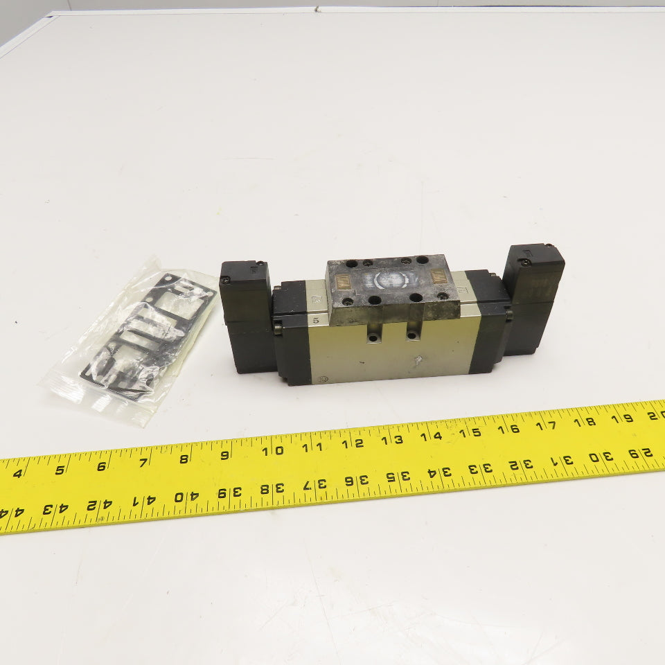 SMC NVFS5500-3FZ 5/3 Position Pneumatic Directional Valve 94-138V Coil