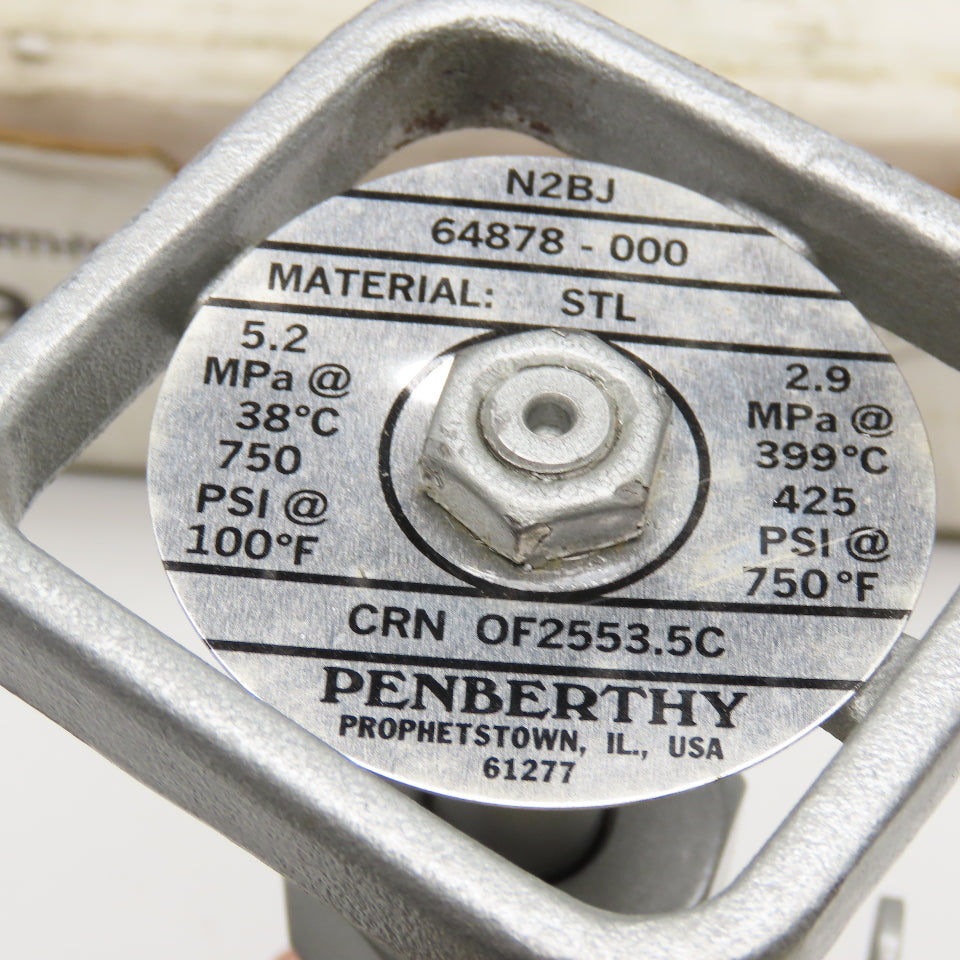 Penberthy N2BJ 64878-000 Glass Cock Gage Valve