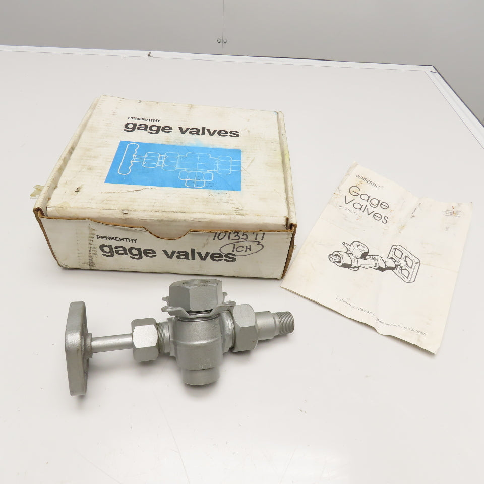 Penberthy N2BJ 64878-000 Glass Cock Gage Valve