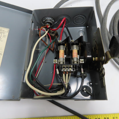 Square D D221N 30A General Duty Safety Disconnect Switch 240V