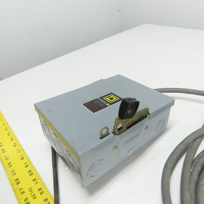 Square D D221N 30A General Duty Safety Disconnect Switch 240V