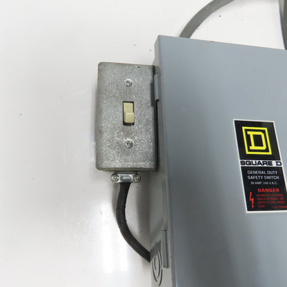 Square D D221N 30A General Duty Safety Disconnect Switch 240V