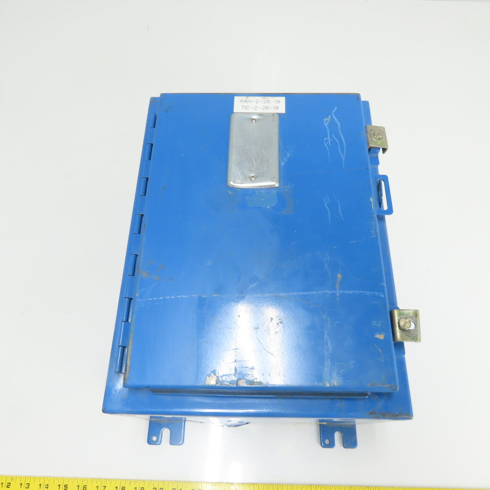 Hoffman AB437531 16" x 12" x 8" Electrical Enclosure W/ Backplate