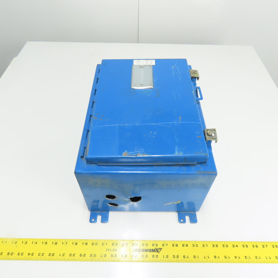 Hoffman AB437531 16" x 12" x 8" Electrical Enclosure W/ Backplate