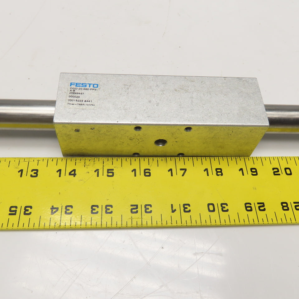 Festo DGO-20-660-PPV-A-B 25849447 Pneumatic Linear Drive 660mm Travel