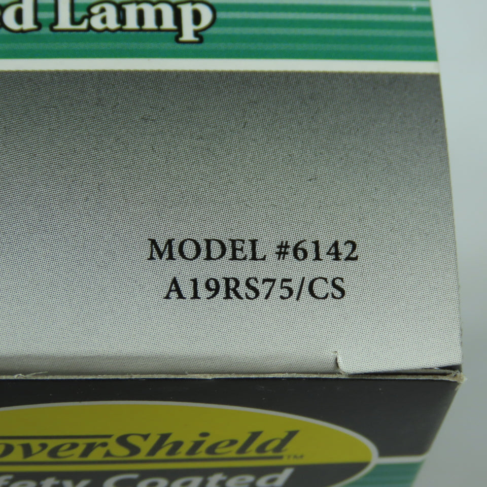 Halco 6142 A19RS75/CS 75W 130V A19 Safety Coated Bulbs Shatter Resistant 2/Pack