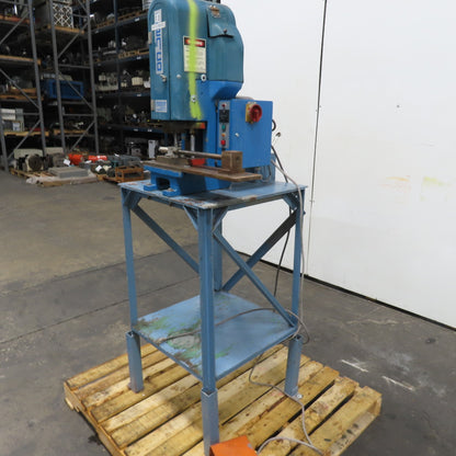 Kenco 3K-7-200 3 Ton Kompac Press 115V 1Ph 300SPM 3.84" Throat 2" Stroke