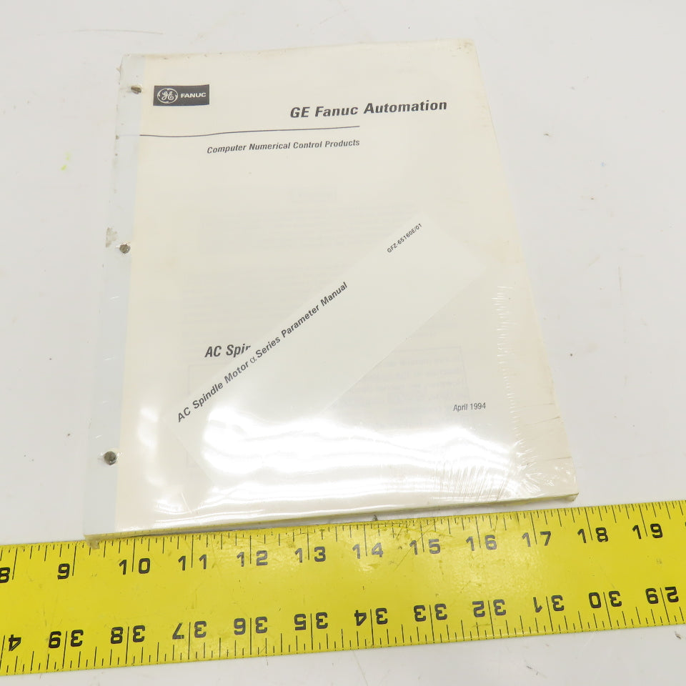 GE Fanuc GFZ-65160E/01 CNC Servo AC Spindle Motor a Series Parameter Manual