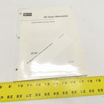 GE Fanuc GFZ-65160E/01 CNC Servo AC Spindle Motor a Series Parameter Manual