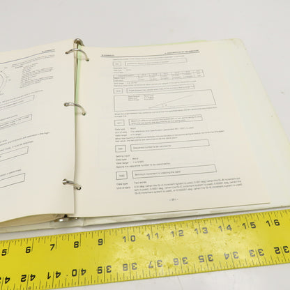 GE Fanuc GFZ-62560E/01 Series 15 Model B CNC Parameter Manual Binder