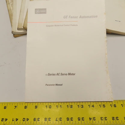 GE Fanuc GFZ-65150E/02 AC Servo Motor a Series Parameter Manual Lot Of 8