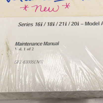 GE Fanuc 16i/18i/21i/20i Model A Maintenance Manuals Vol. 1+2 lot/2