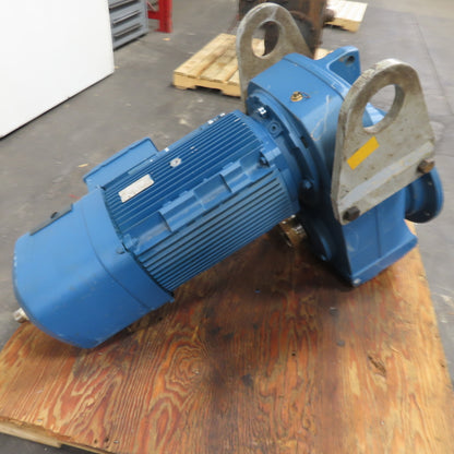 Sew Eurodrive FHF107 DRS180L8/4BE30HR/TF/2W 58.12:1 Ratio Gear Motor KW 7.5/15