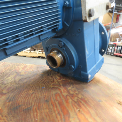 Sew Eurodrive FHF107 DRS180L8/4BE30HR/TF/2W 58.12:1 Ratio Gear Motor KW 7.5/15