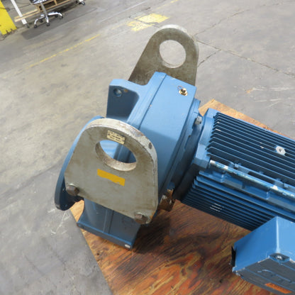 Sew Eurodrive FHF107 DRS180L8/4BE30HR/TF/2W 58.12:1 Ratio Gear Motor KW 7.5/15