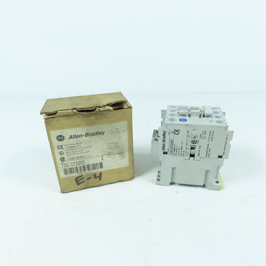 Allen-Bradley 700-CF220D Control Relay 4-Pole 2NO 2NC 120V Coil
