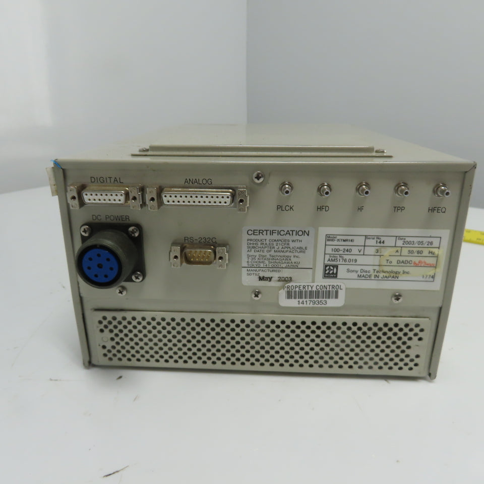 Sony BHD-2(TMR16) 100-240V 3A 50/60Hz