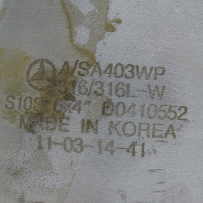 4" x 6" Stainless Steel Butt Weld Bell Reducer