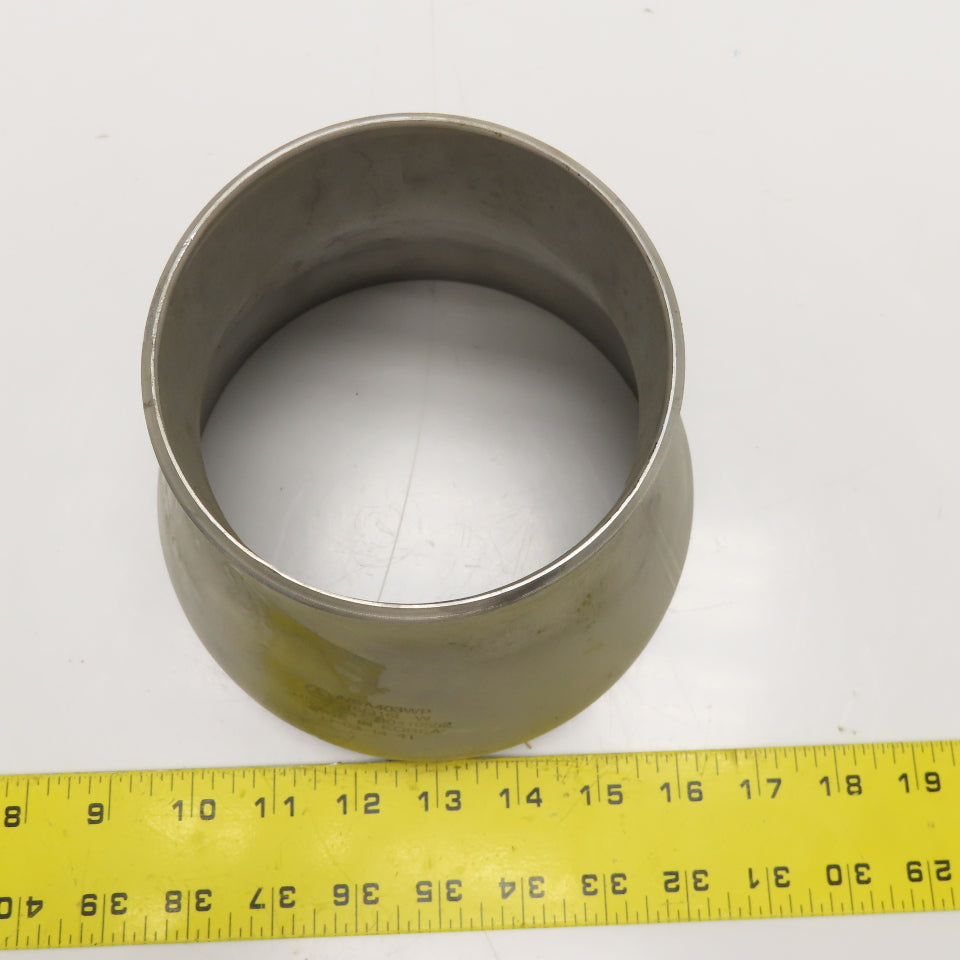 4" x 6" Stainless Steel Butt Weld Bell Reducer