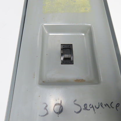 Square D Q2L Circuit Breaker Enclosure 240VAC 3-Pole 26-1/4" x 9-1/2"