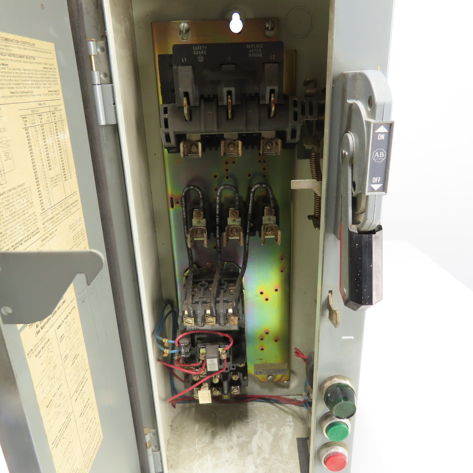 Allen Bradley 512-BACD-24 Fusible Combination Motor Starter 10HP 3Ph