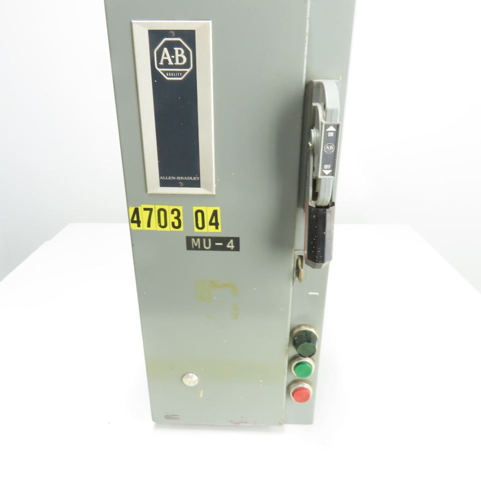 Allen Bradley 512-BACD-24 Fusible Combination Motor Starter 10HP 3Ph
