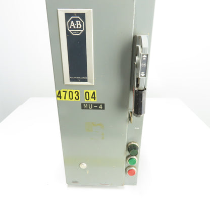 Allen Bradley 512-BACD-24 Fusible Combination Motor Starter 10HP 3Ph