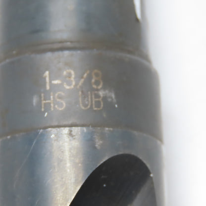 Union Butterfield 1-3/8" OD 2 Flute Drill Bit Morse Taper 4 MT4 15" OAL 118°