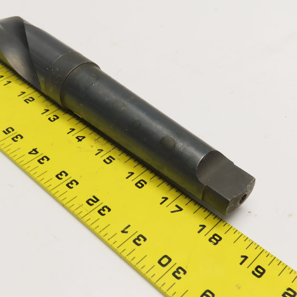 Union Butterfield 1-3/8" OD 2 Flute Drill Bit Morse Taper 4 MT4 15" OAL 118°