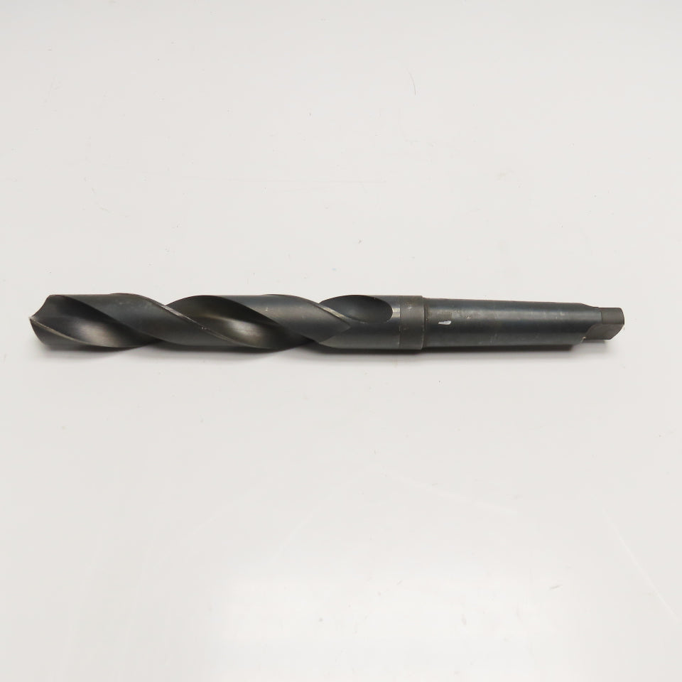 Union Butterfield 1-3/8" OD 2 Flute Drill Bit Morse Taper 4 MT4 15" OAL 118°