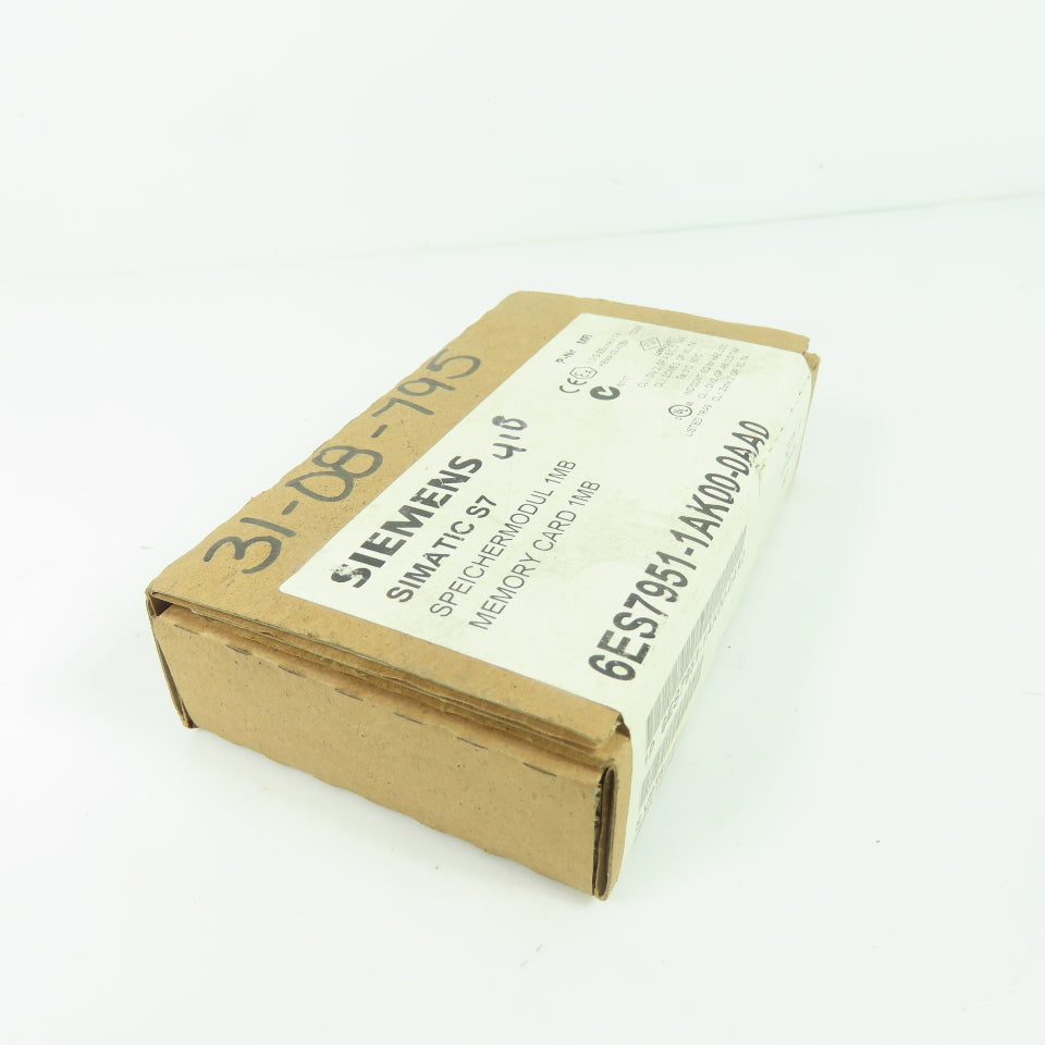 Siemens 6ES7951-1AK00-0AA0 Simatic S7 1MB Memory Card NEW