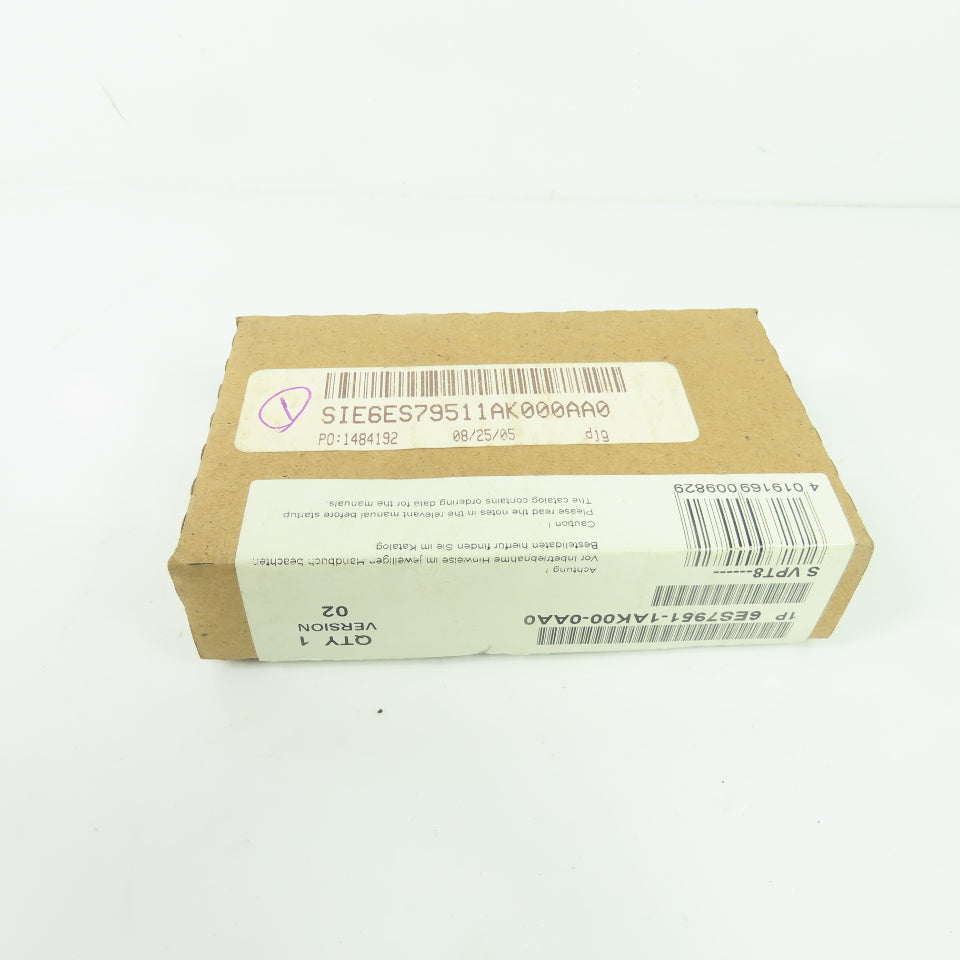 Siemens 6ES7951-1AK00-0AA0 Simatic S7 1MB Memory Card NEW