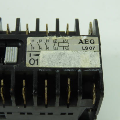 AEG LS 07 Contactor Control Relay 600VAC 16A 24VDC Coil