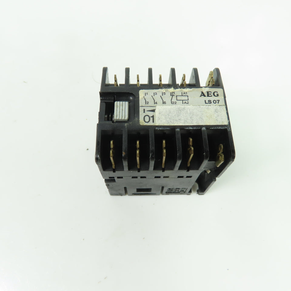 AEG LS 07 Contactor Control Relay 600VAC 16A 24VDC Coil
