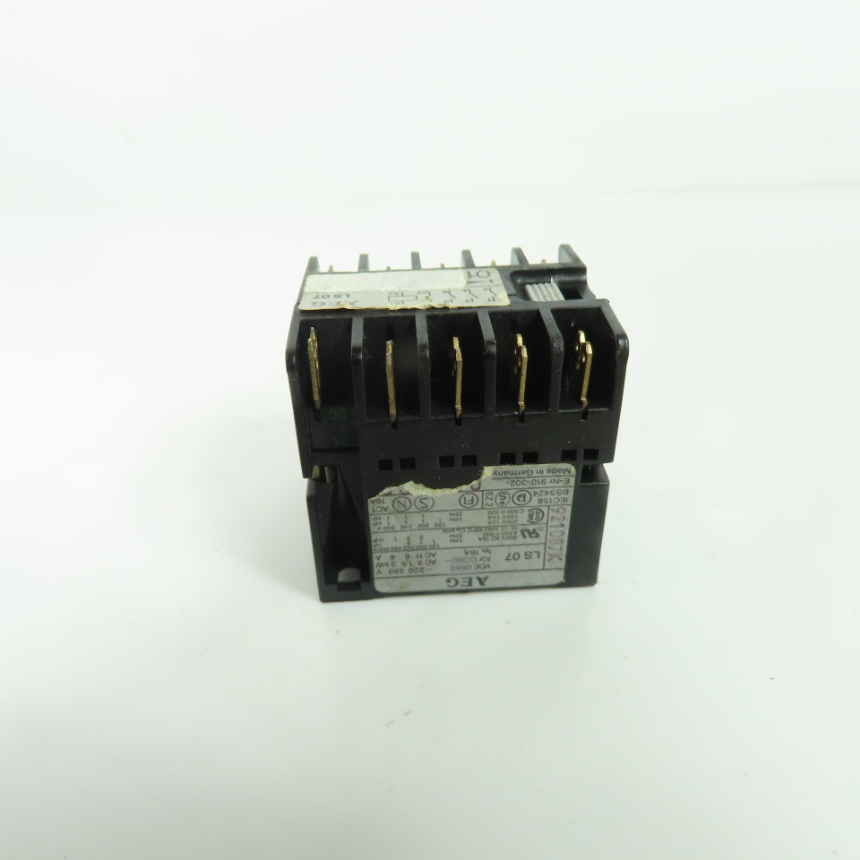 AEG LS 07 Contactor Control Relay 600VAC 16A 24VDC Coil